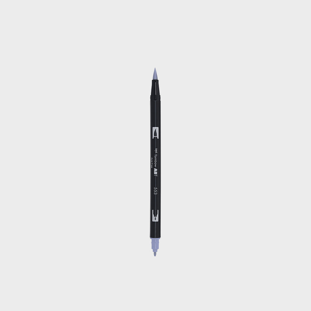 Marker Dual Brush 553 Mist Purple Tombow