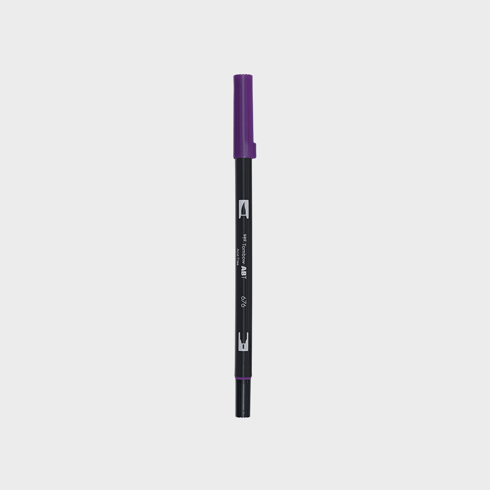 Marker Dual Brush 676 Royal Purple Tombow (1)