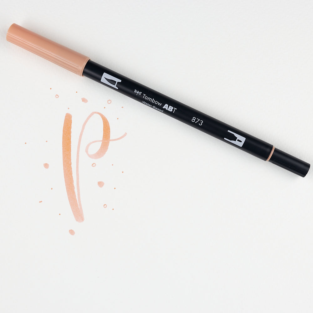 Marker Dual Brush 873 Coral Tombow (1)