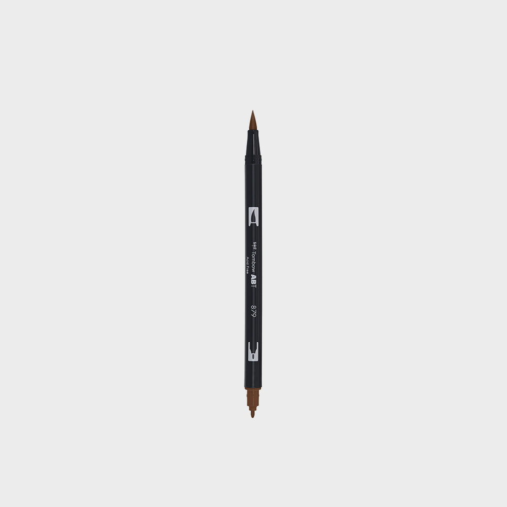 Marker Dual Brush 879 Brown Tombow