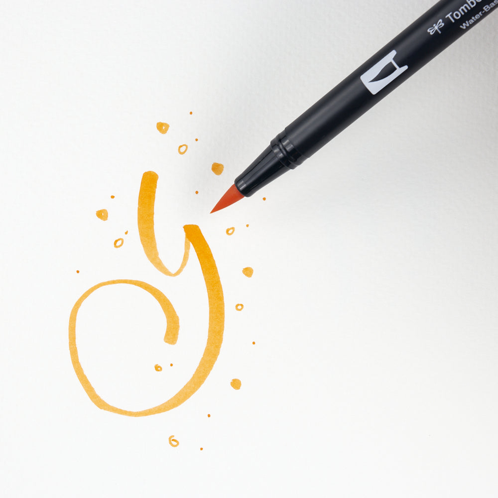 Marker Dual Brush 933 Orange Tombow