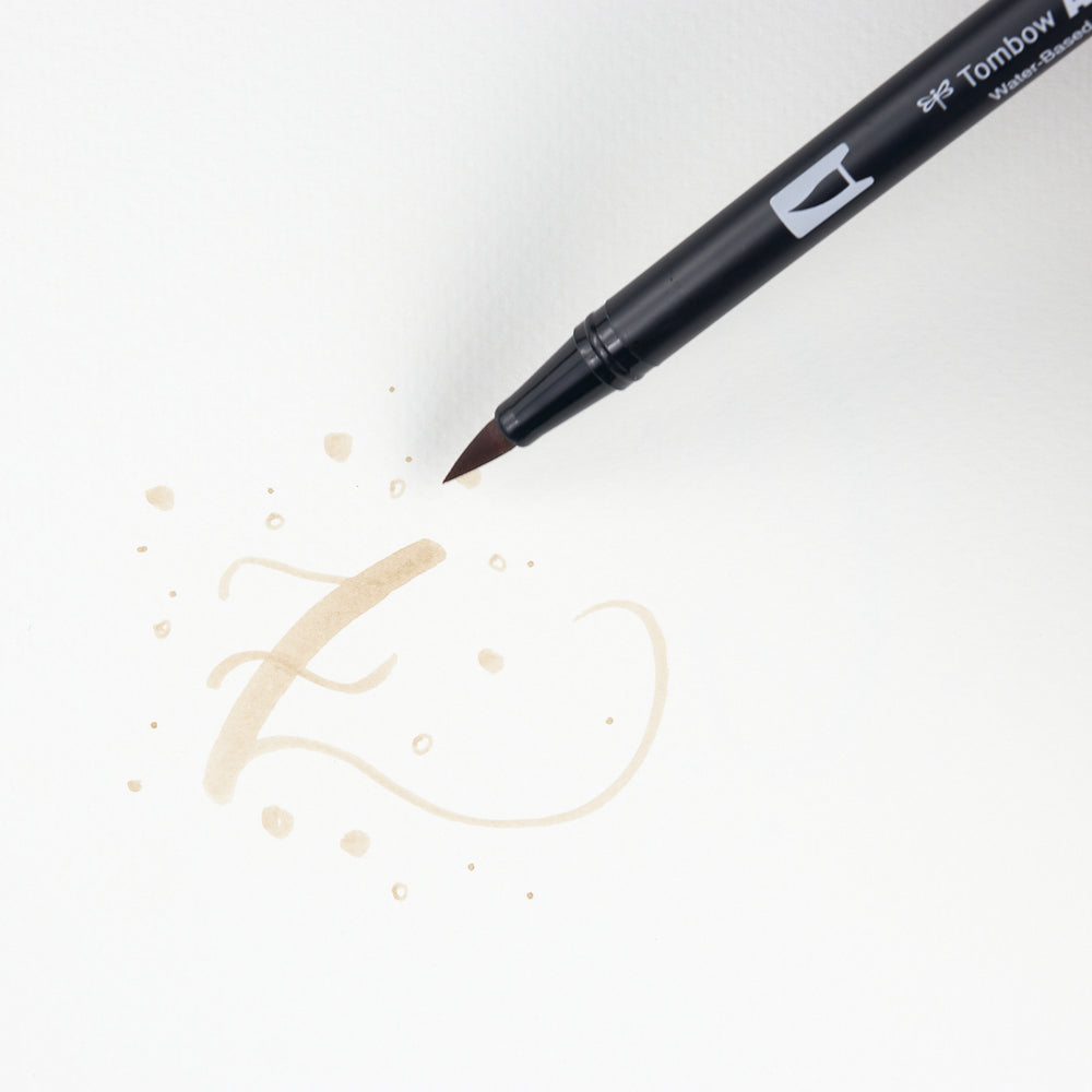 Marker Dual Brush 942 Tan Tombow (1)