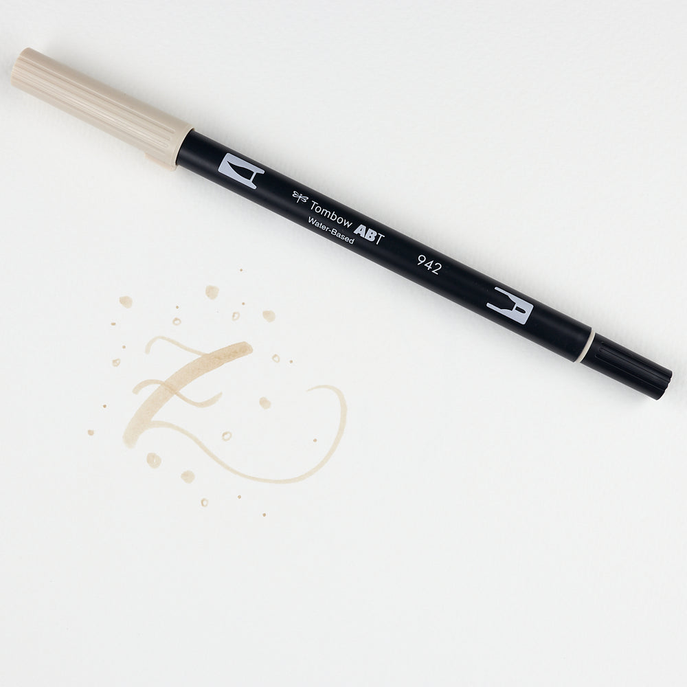 Marker Dual Brush 942 Tan Tombow