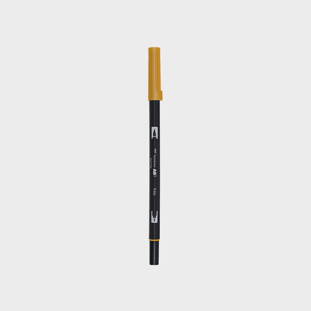 Marker Dual Brush 946 Gold Ochre Tombow (1)