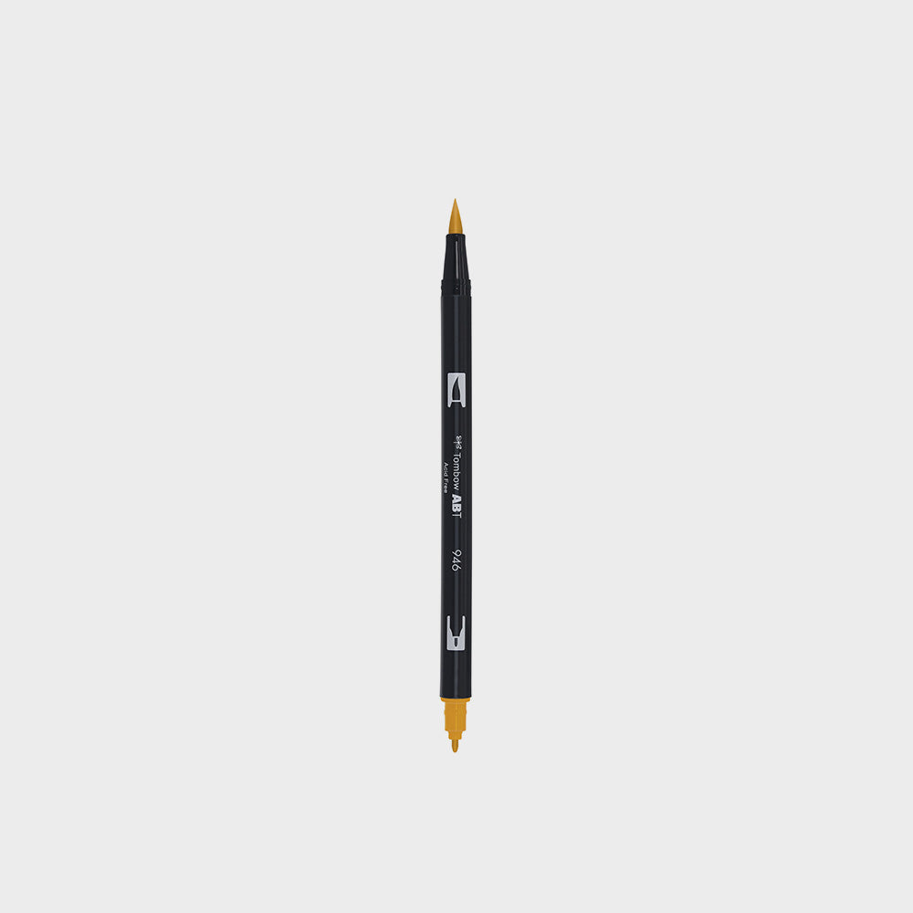 Marker Dual Brush 946 Gold Ochre Tombow