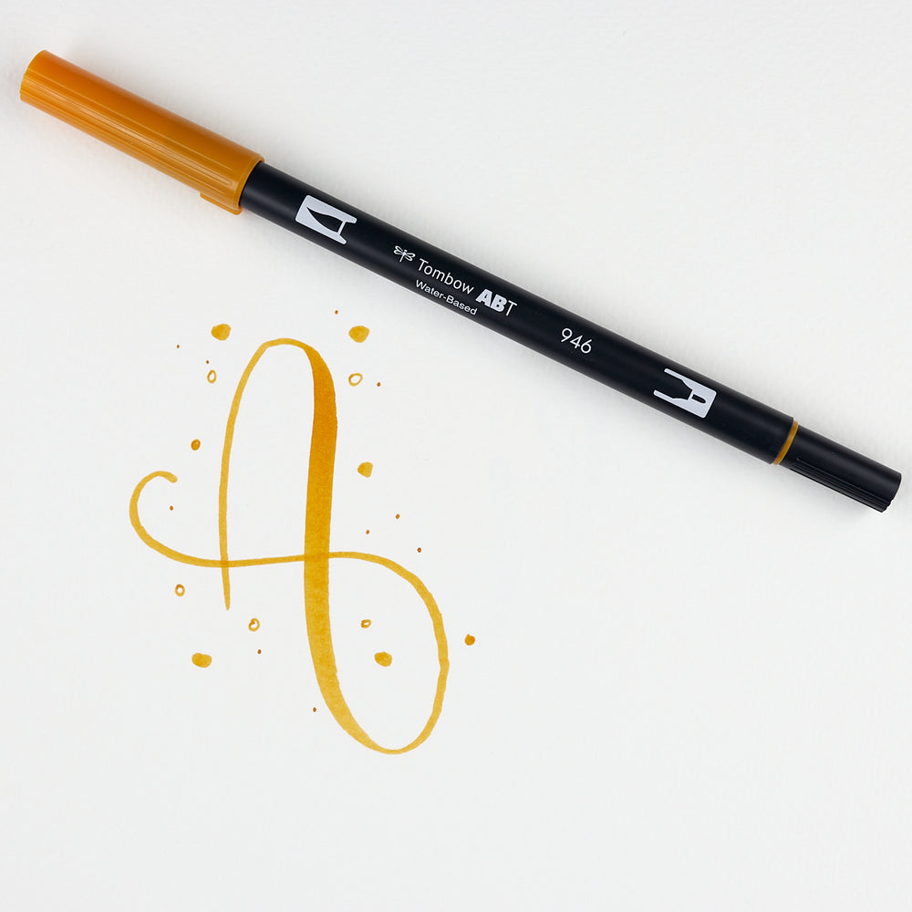 Marker Dual Brush 946 Gold Ochre Tombow