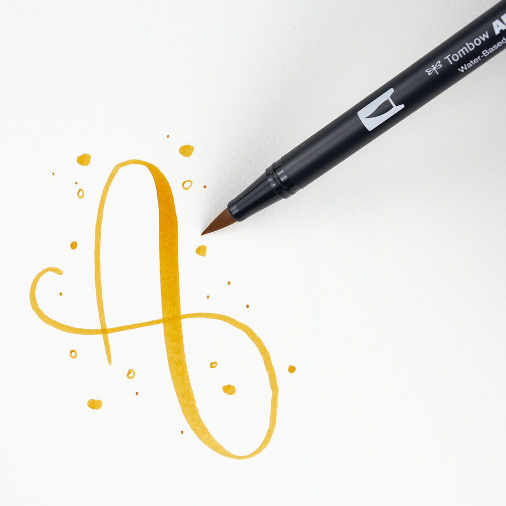Marker Dual Brush 946 Gold Ochre Tombow (1)