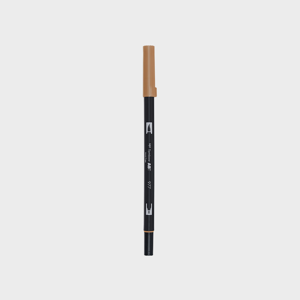 Marker Dual Brush 977 Saddle Brown Tombow (1)