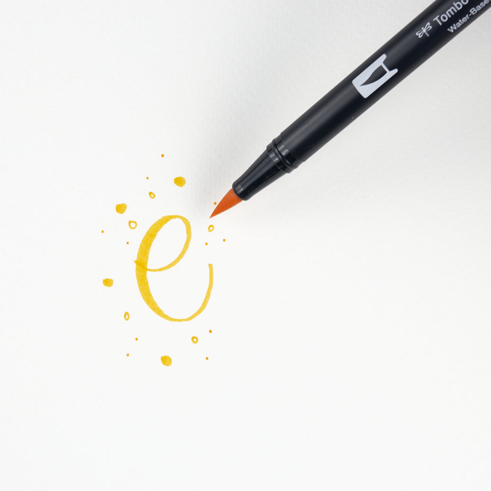 Marker Dual Brush 985 Chrome Yellow Tombow