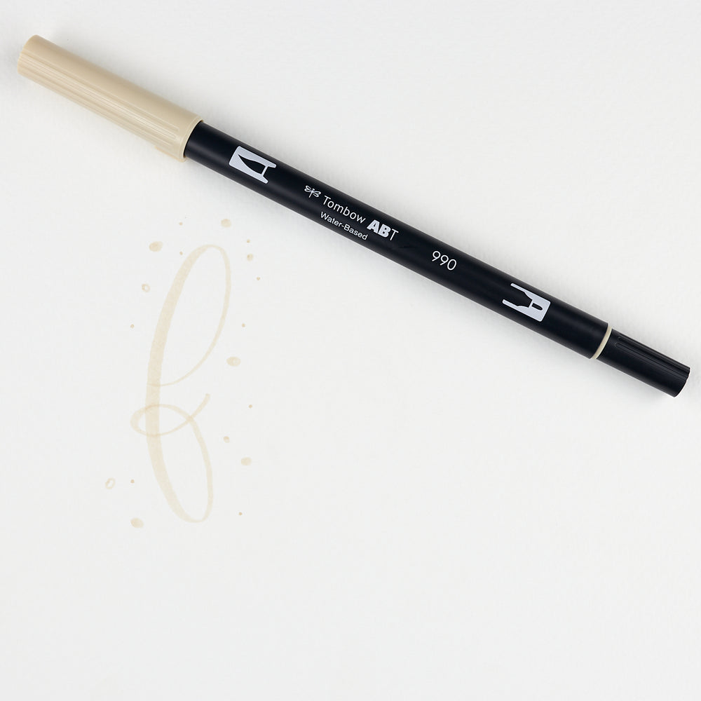 Marker Dual Brush 990 Light Sand Tombow (1)