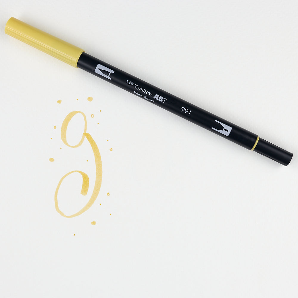 Marker Dual Brush 991 Light Ochre Tombow (1)