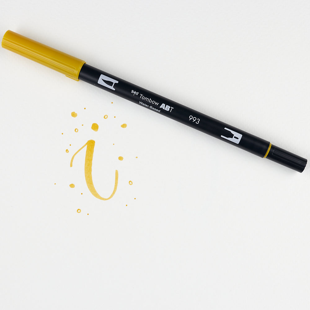 Marker Dual Brush 993 Chrome Orange Tombow (1)