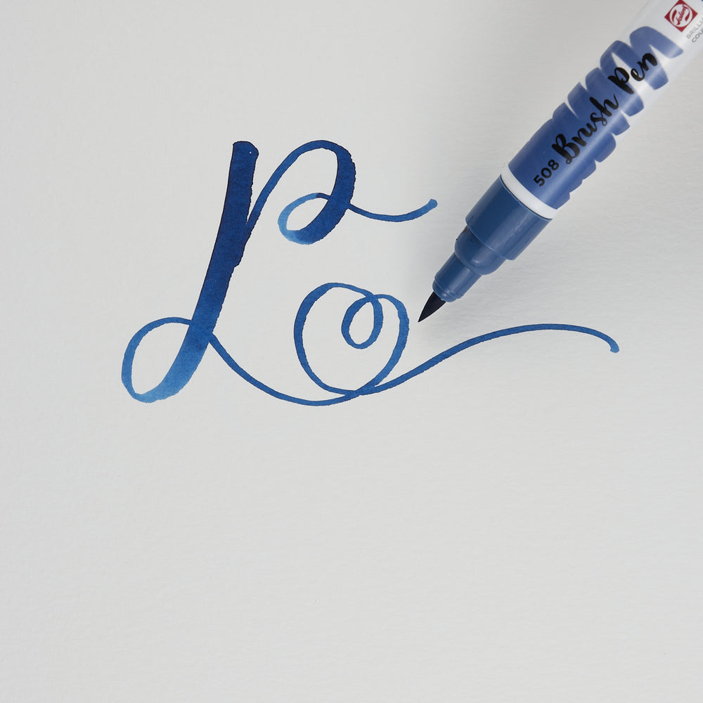 Ecoline Brushpen 508 Preussischblau (1)