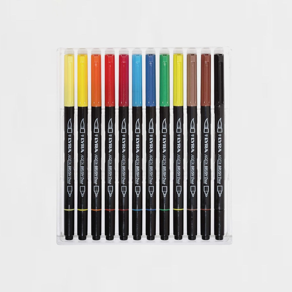 12er-Set Marker Lettering Aqua Brush Duo Lyra (1)