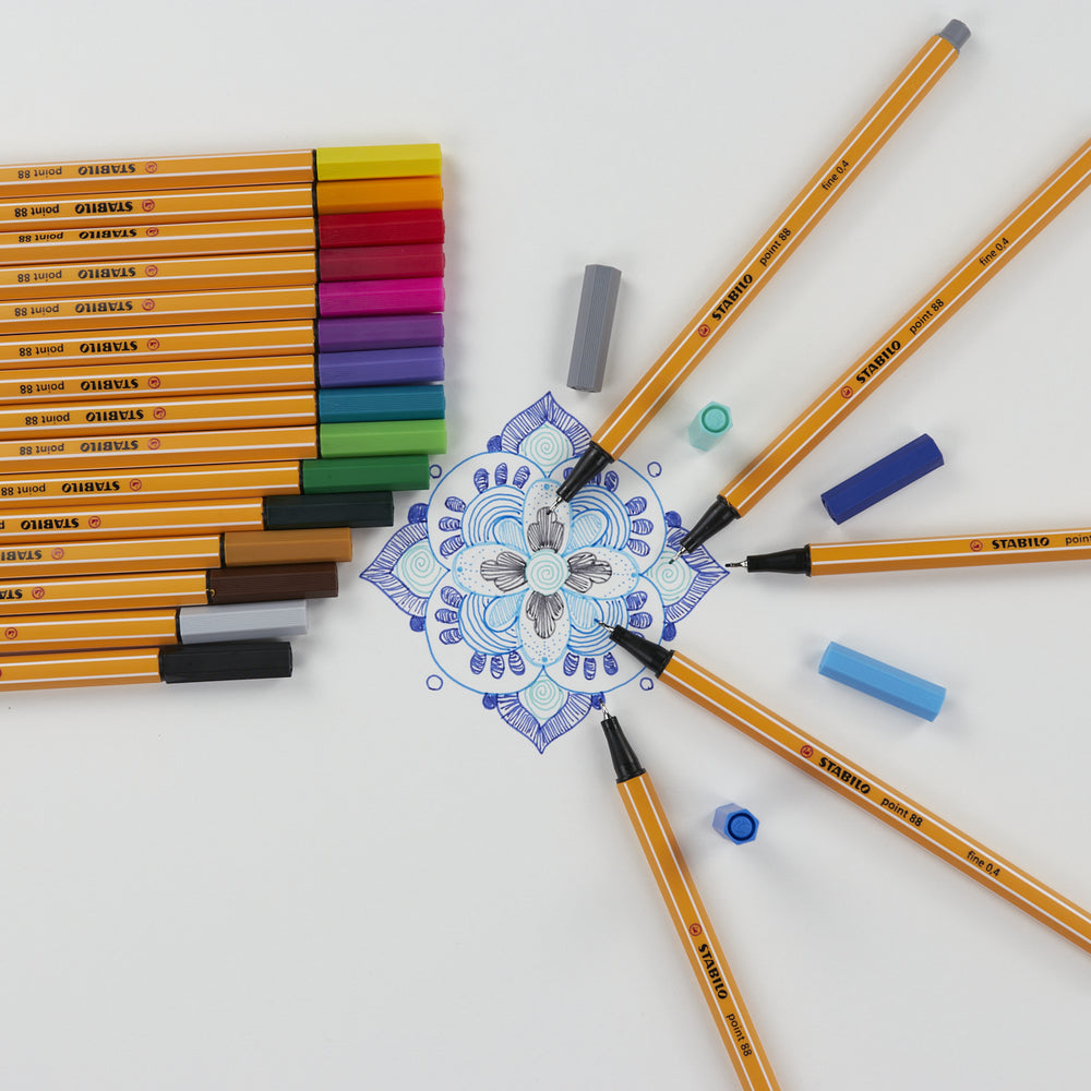 Etui mit 20 Filzstiften mit Feiner Spitze Color Parade Stabilo (1)