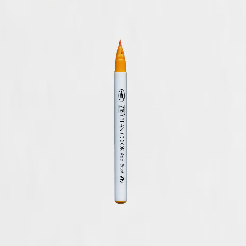4er-Set Marker Pale Zig Clean Color Real Brush Pen Kuretake