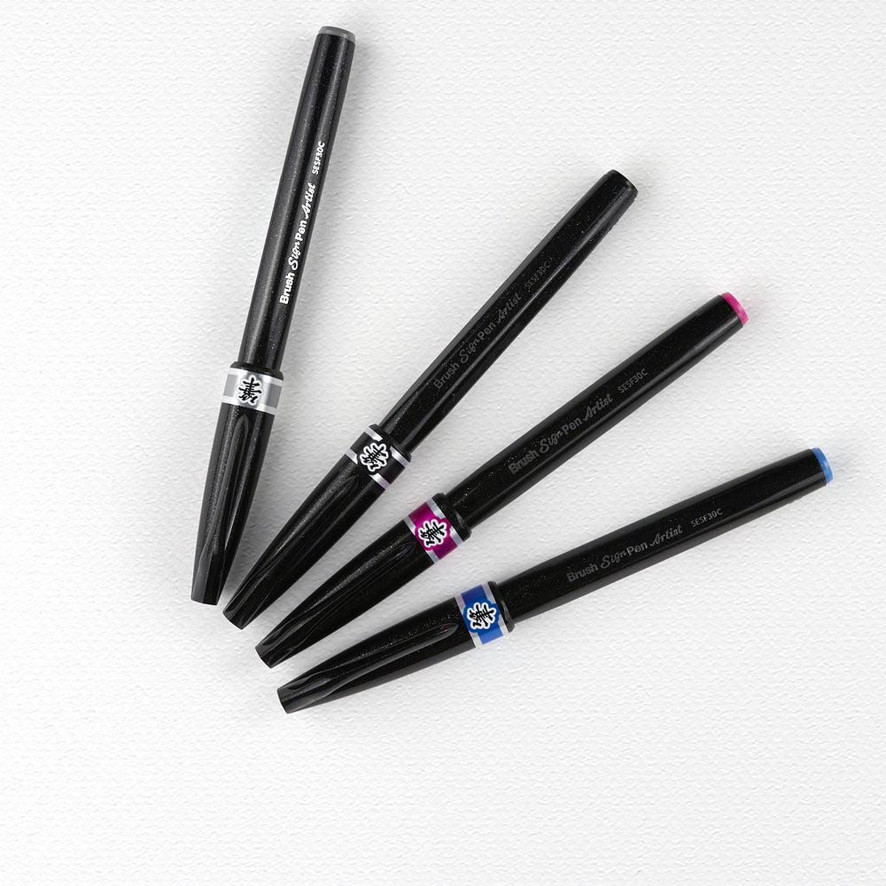 4er-Pack Marker Sign Brush Pen Artist Pentel (2)