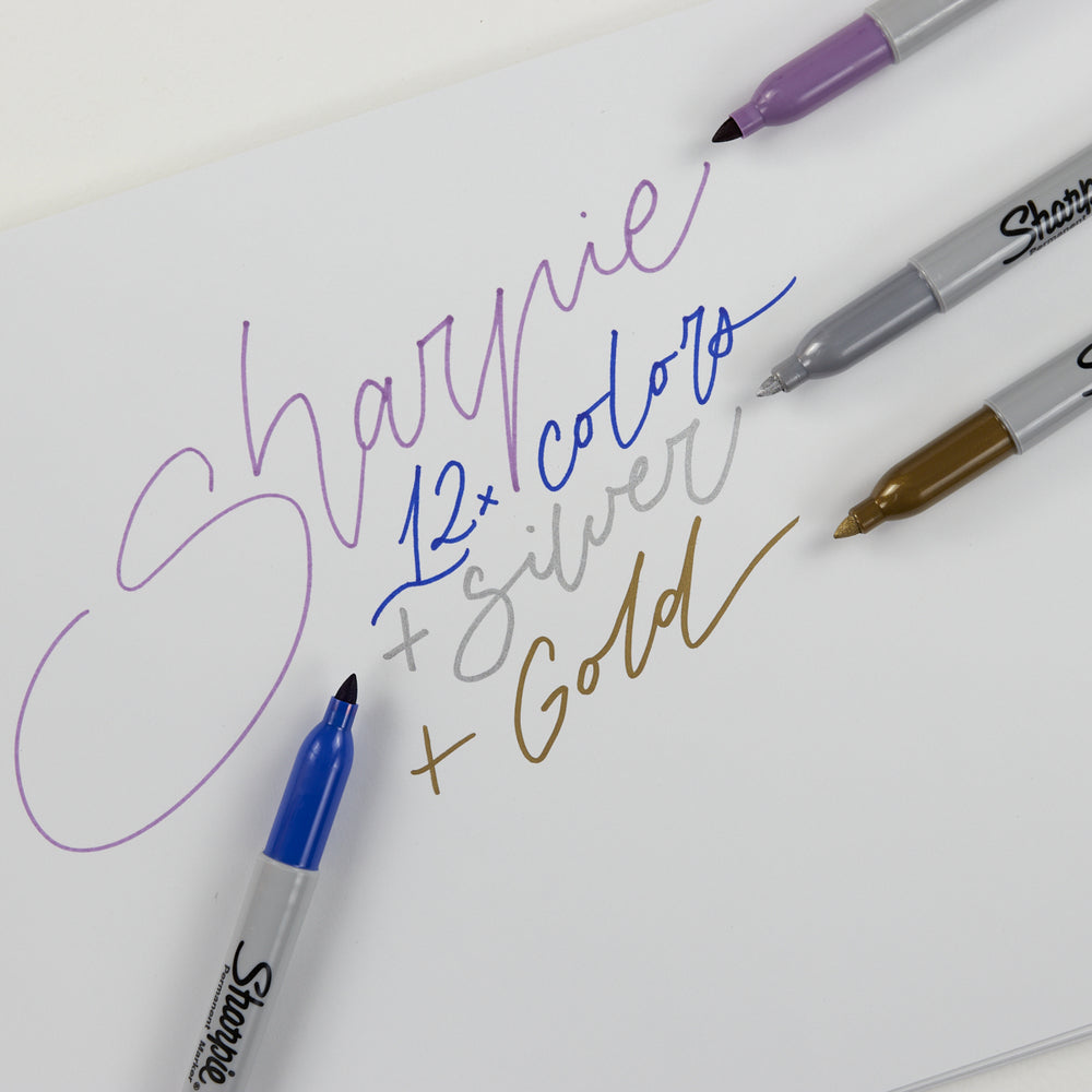 12er-Set + 2 Permanentmarker Sharpie (1)