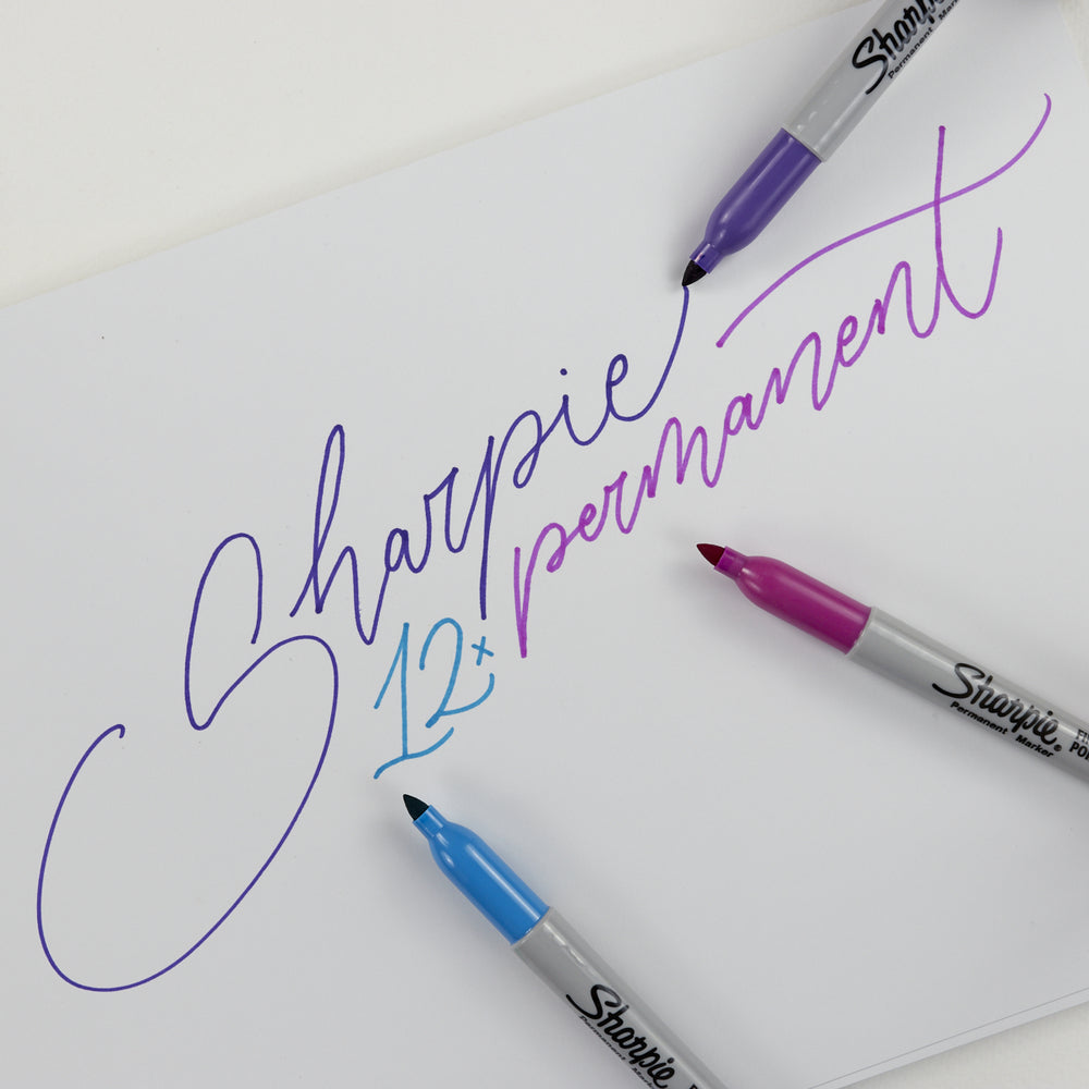 12er-Set Permanentmarker Verschiedene Farben Sharpie (1)