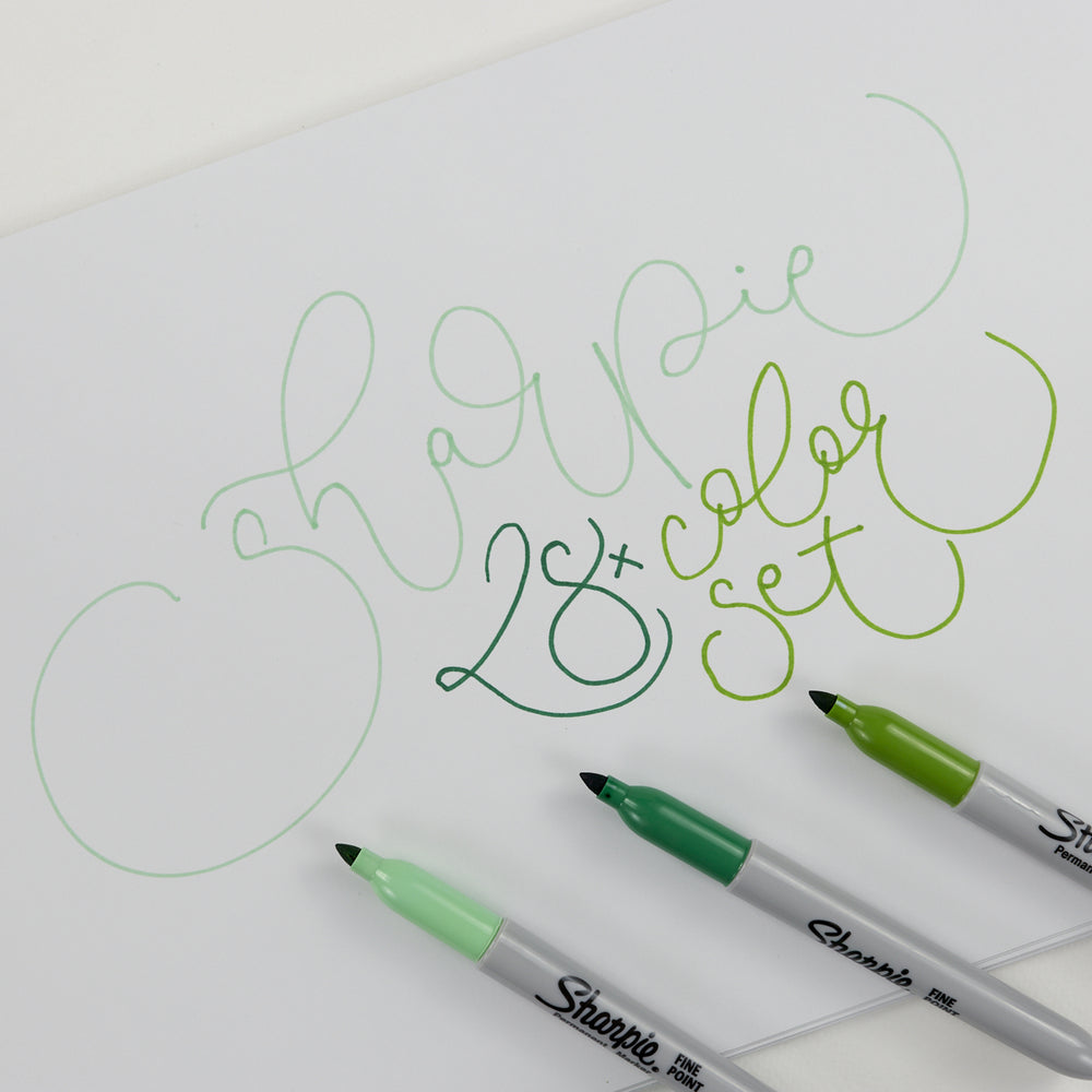 28er-Set Permanentmarker Verschiedene Farben Sharpie (1)