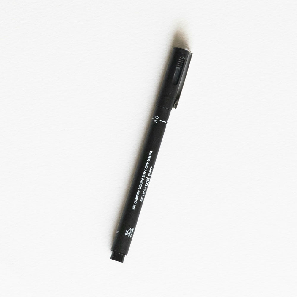 Marker Kalibriert 0,6 Schwarz Uni Pin (1)