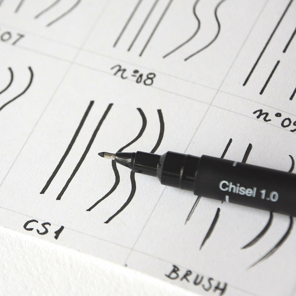 Marker mit Abgeschrägter Spitze 1,0 Uni-Pin