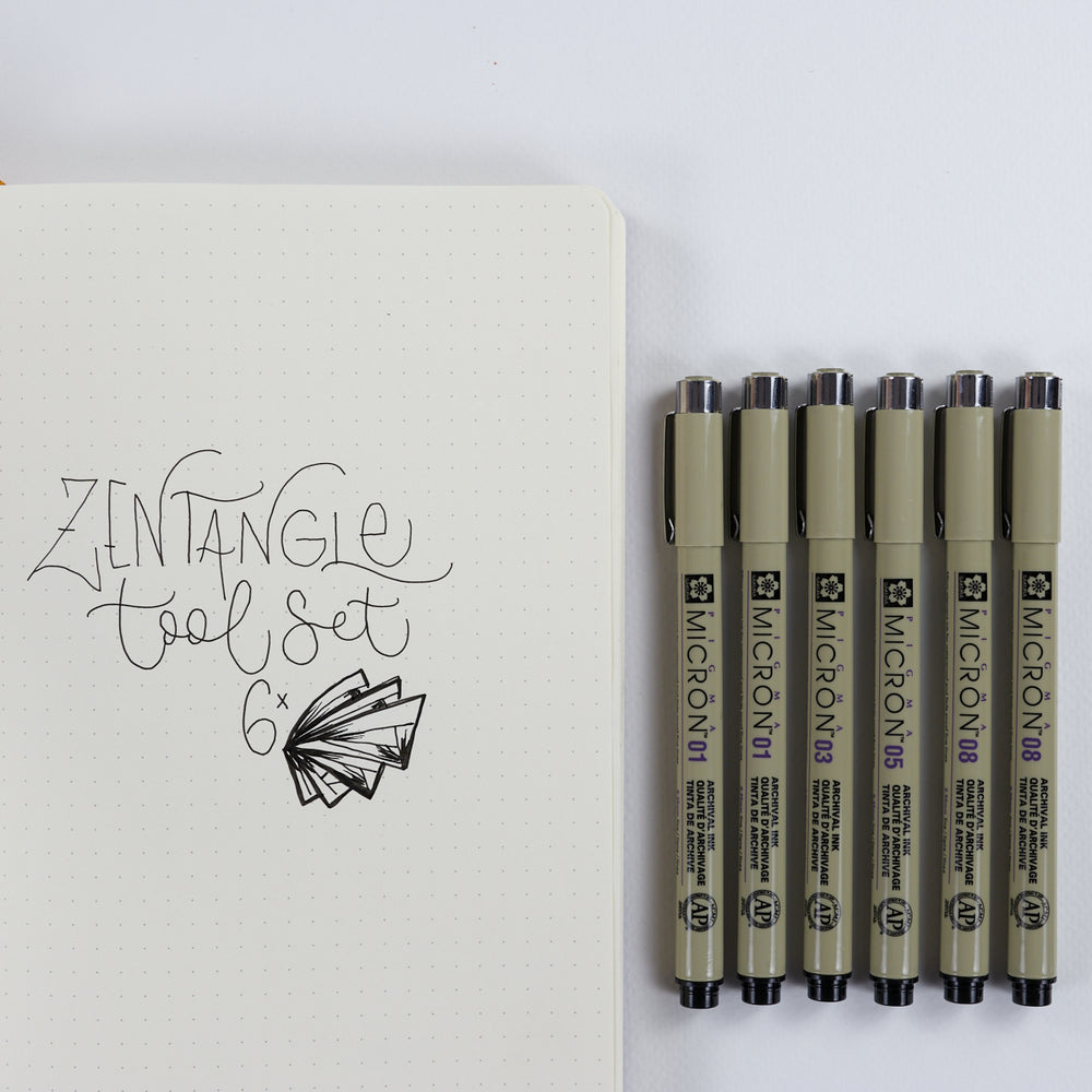 6er-Set Marker Zentangle Sakura (1)