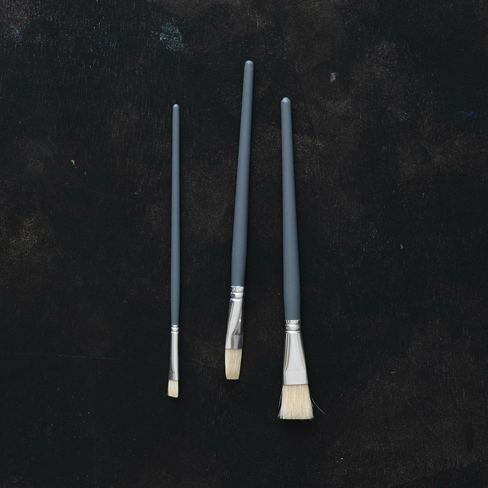3er-Set Ölpinsel Kurzer Stiel Winsor & Newton (2)