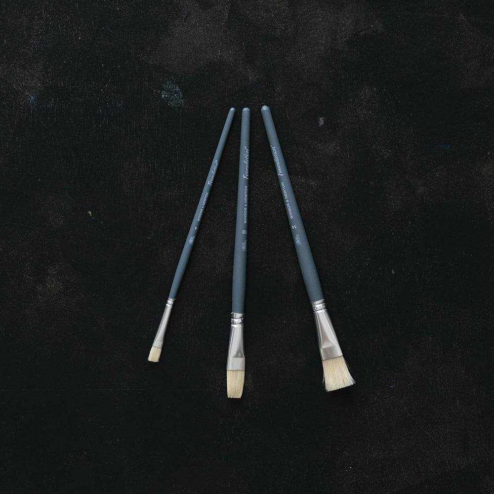 3er-Set Ölpinsel Kurzer Stiel Winsor & Newton (3)