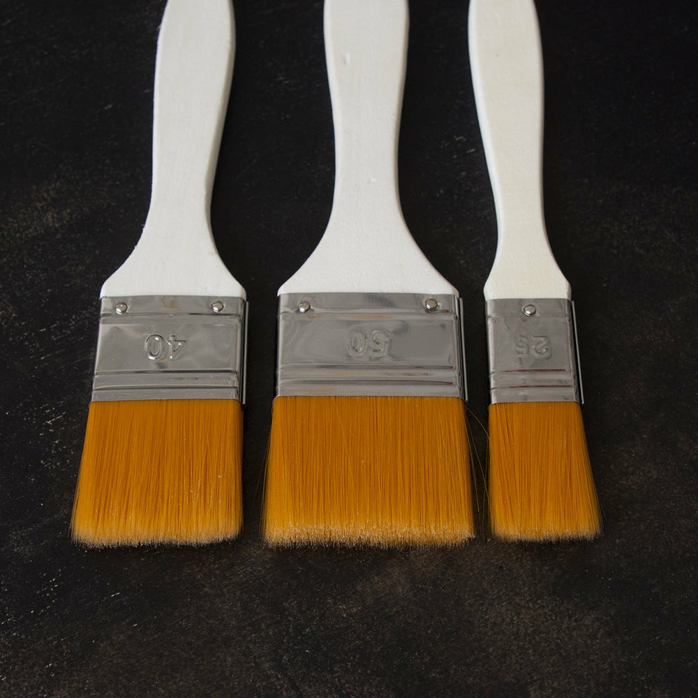 Set 3 Pinsel aus Polyamid Goldfarben Von Pebeo (3)