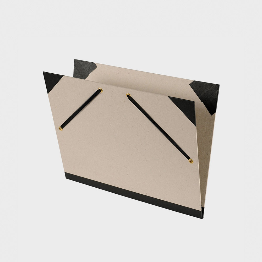 Zeichenmappe aus Graukarton 26 X 33 Canson