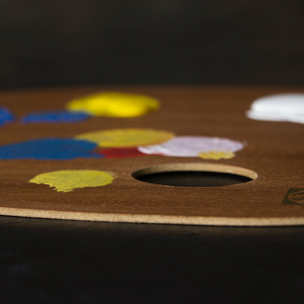 Holzpalette Oval 25 X 35 Talens (1)
