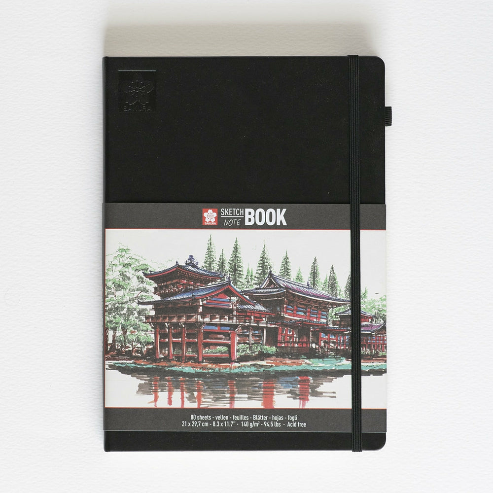 Block Sketchbook Schwarz A4 Sakura (1)