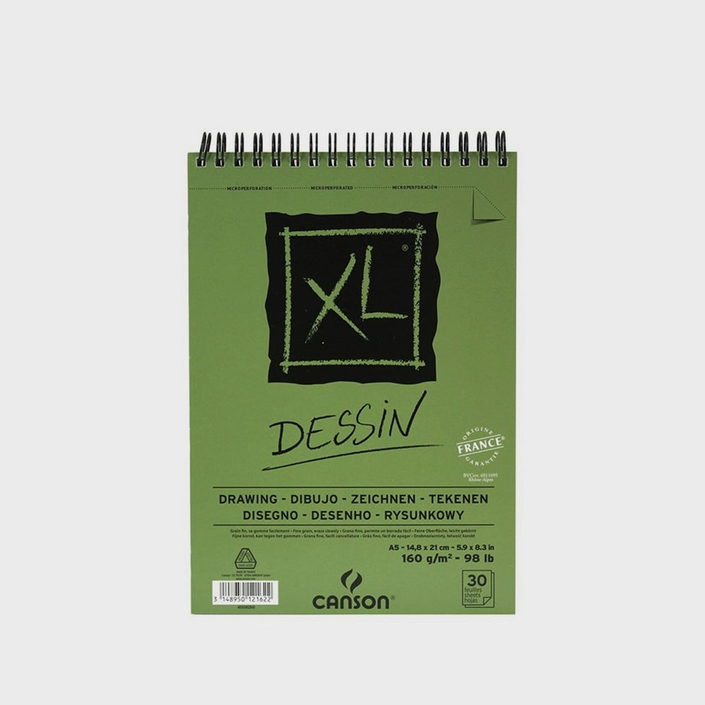 Zeichenblock Dessin Xl Leicht A5 160 g. 30h Canson
