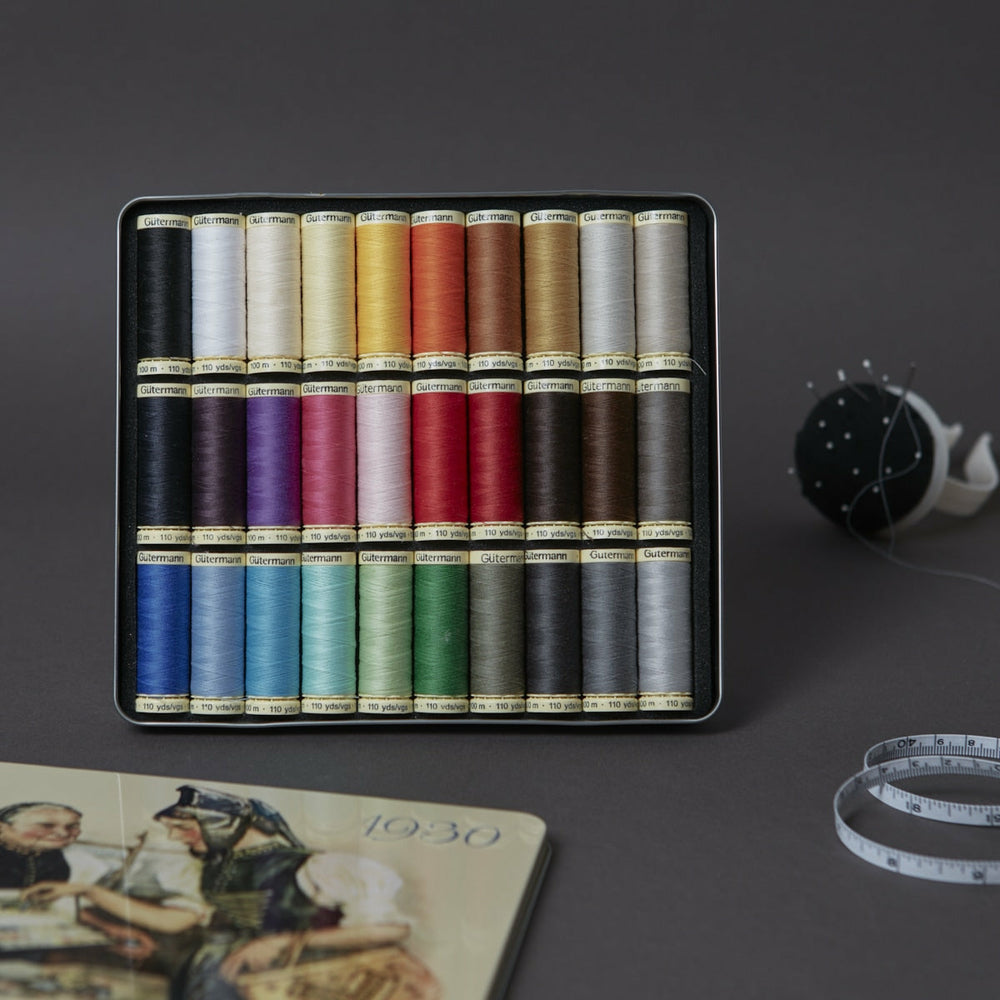Box 30 Garne Nostalgie 1930 Gütermann