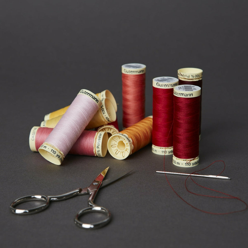 10er-Set Garne Rosa Rot Und Gelb Gütermann (1)