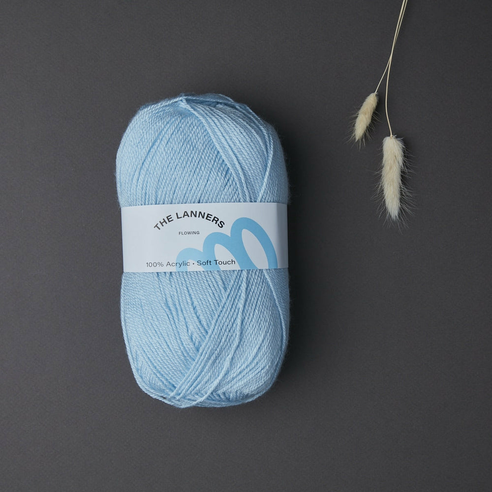 Wollknäuel Flowing Powder Blue 537 The Lanners