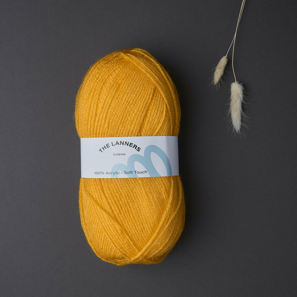 Wollknäuel Flowing Yellow 743 The Lanners