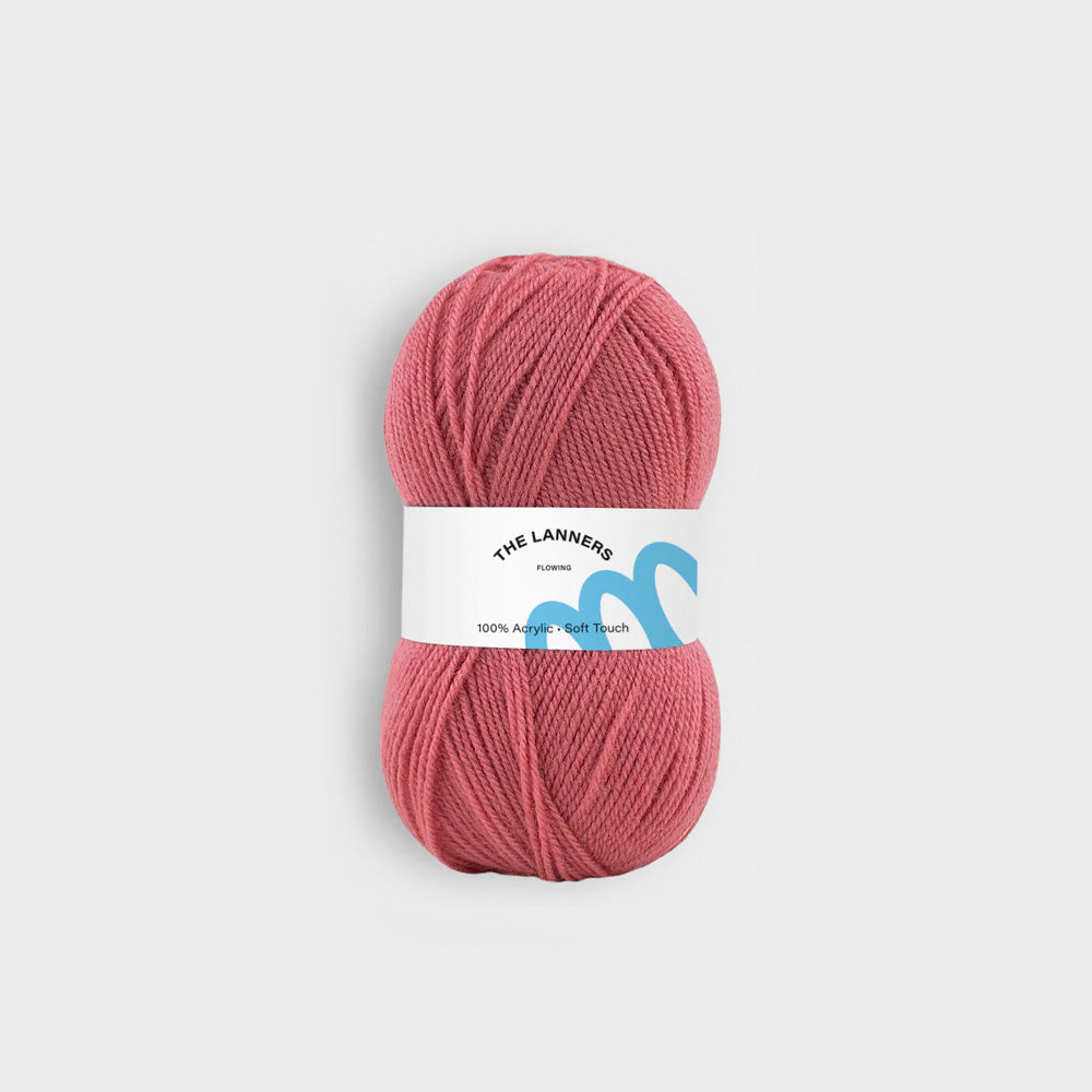Wollknäuel Flowing Gum Pink 640 The Lanners