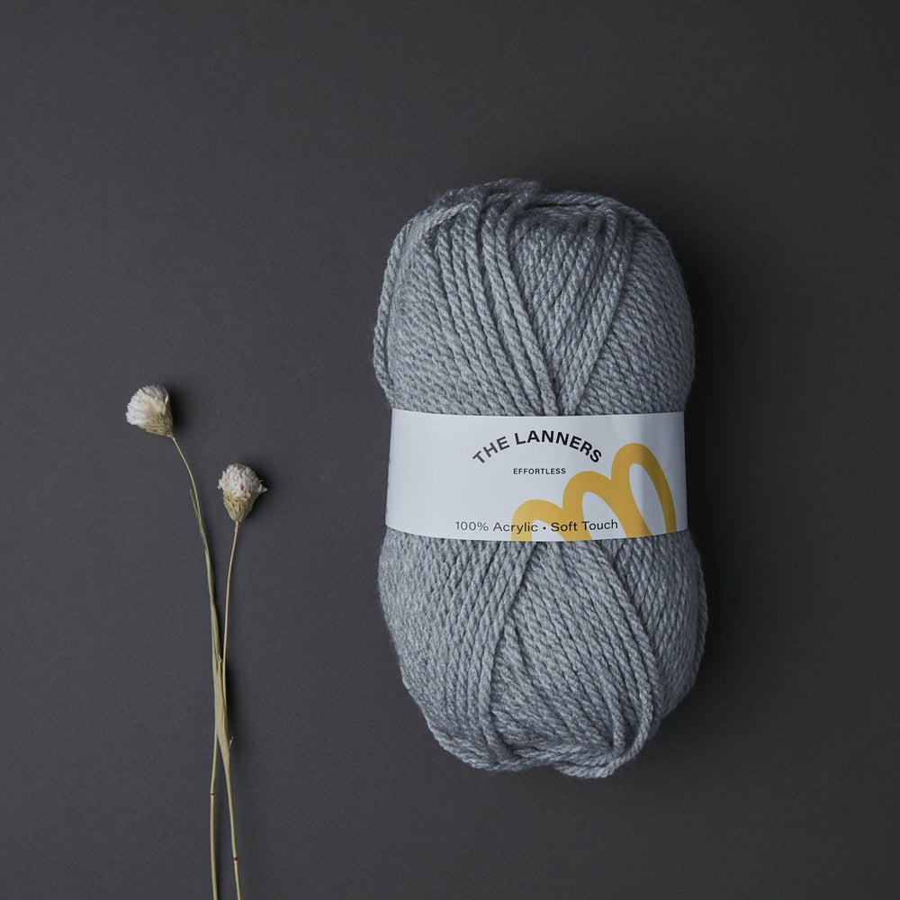 Wollknäuel Effortless Med Grey 299 The Lanners