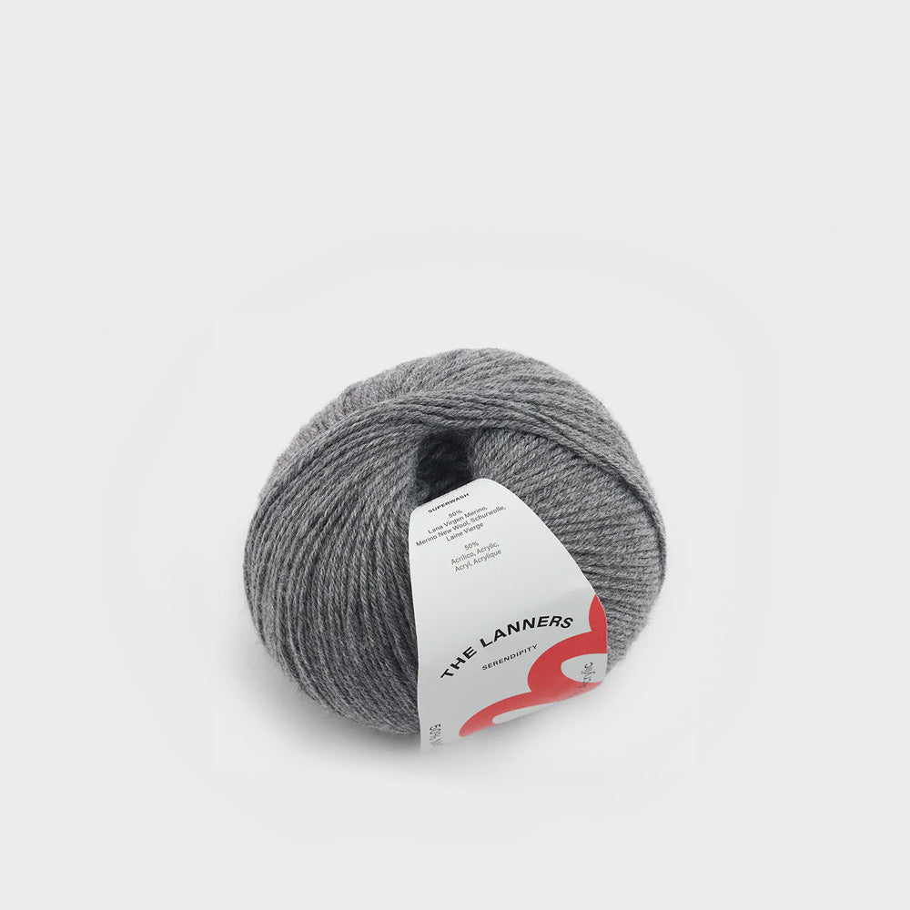 Wollknäuel Serendipity Dark Grey 298 The Lanners (1)