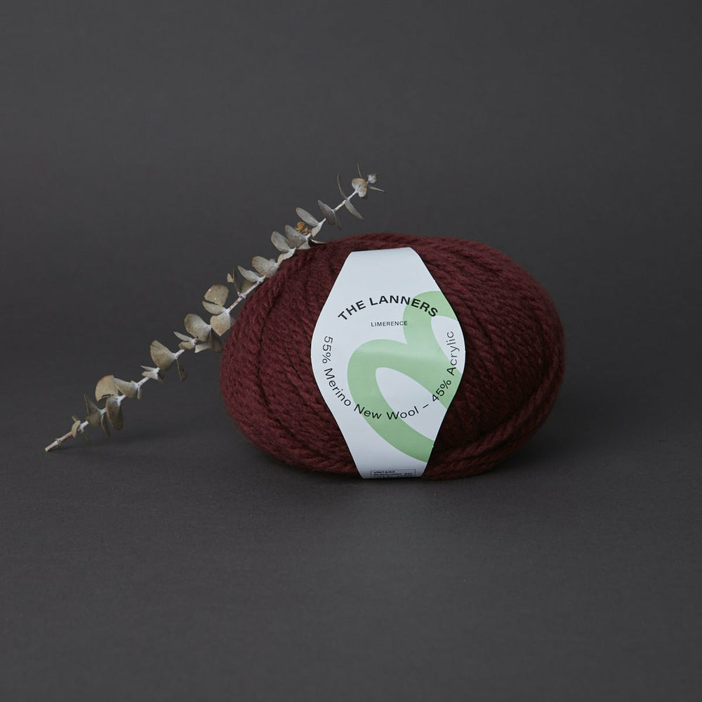 Wollknäuel Limerence Vintage Burgundy 829 The Lanners