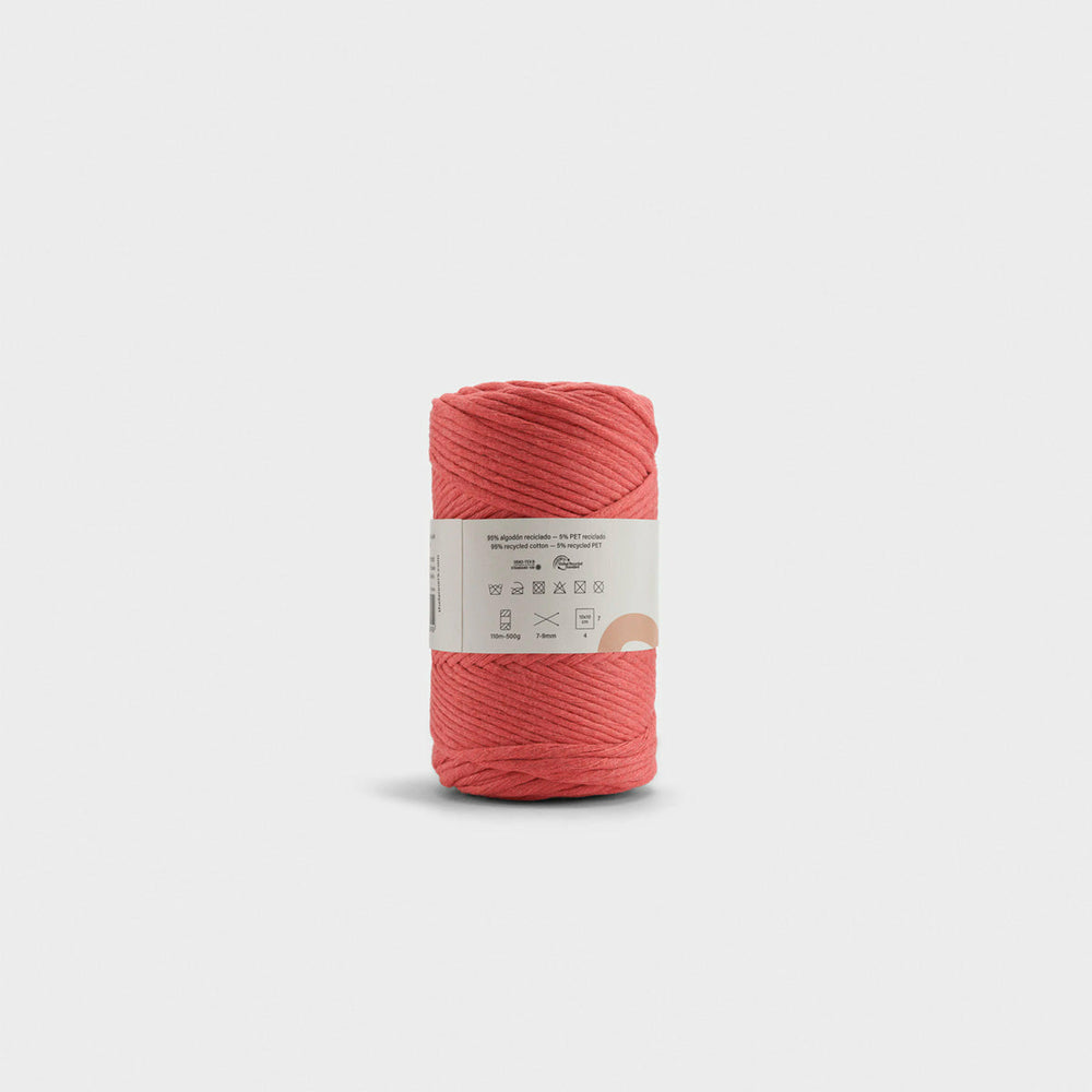 Knäuel Makramee Boho Cream Pink The Lanners (1)