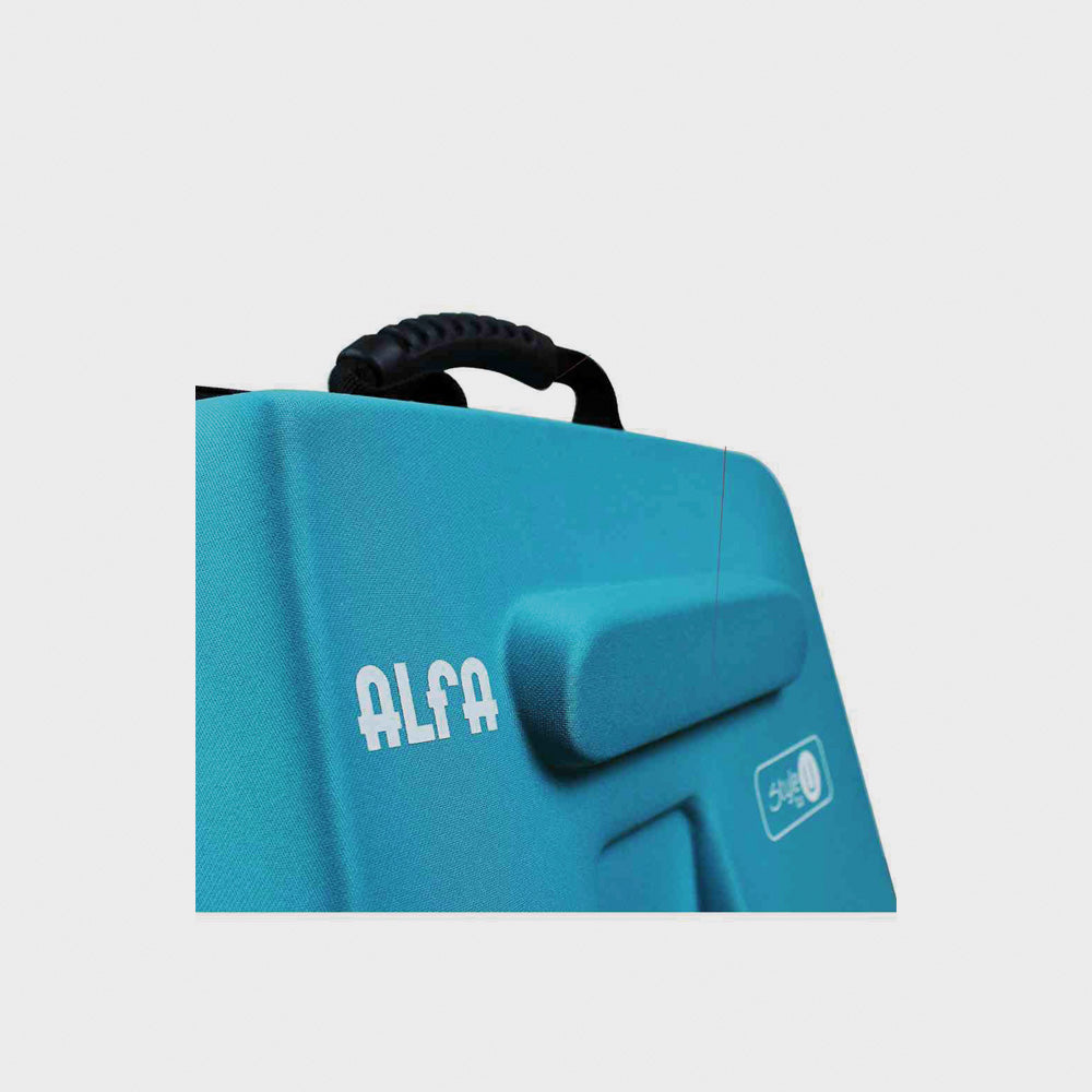 Nähmaschinenbezug Blau Alfa