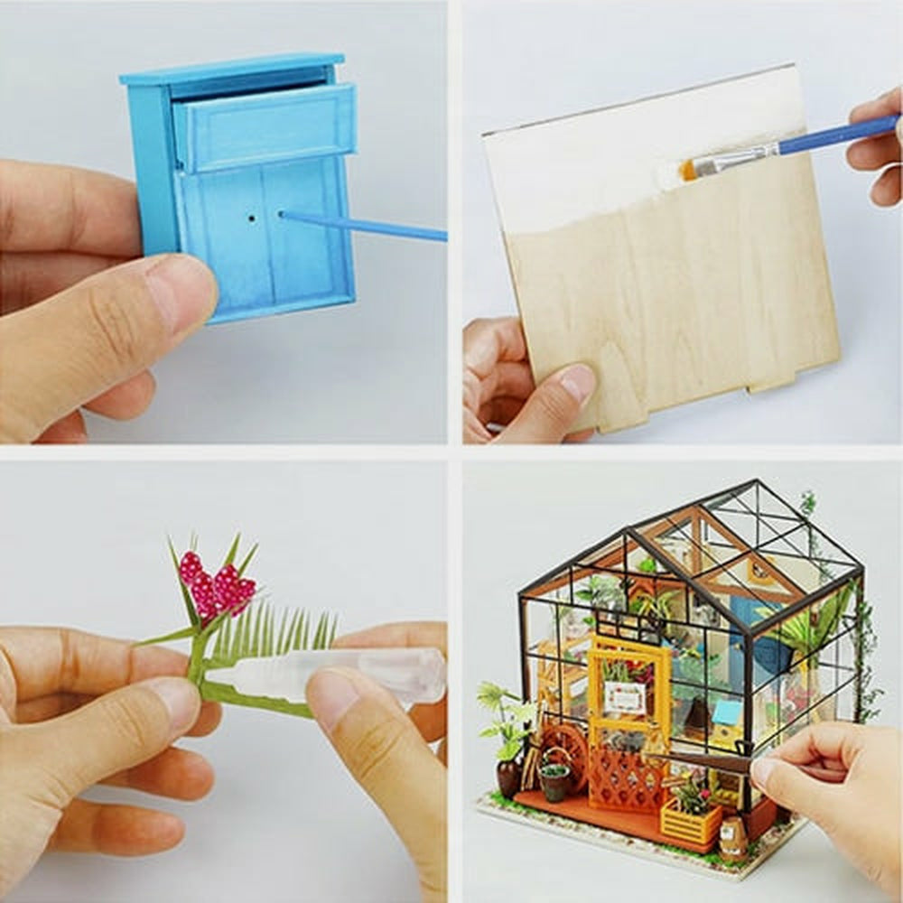 Modell Miniatur Kathys Green House Von Robotime (2)