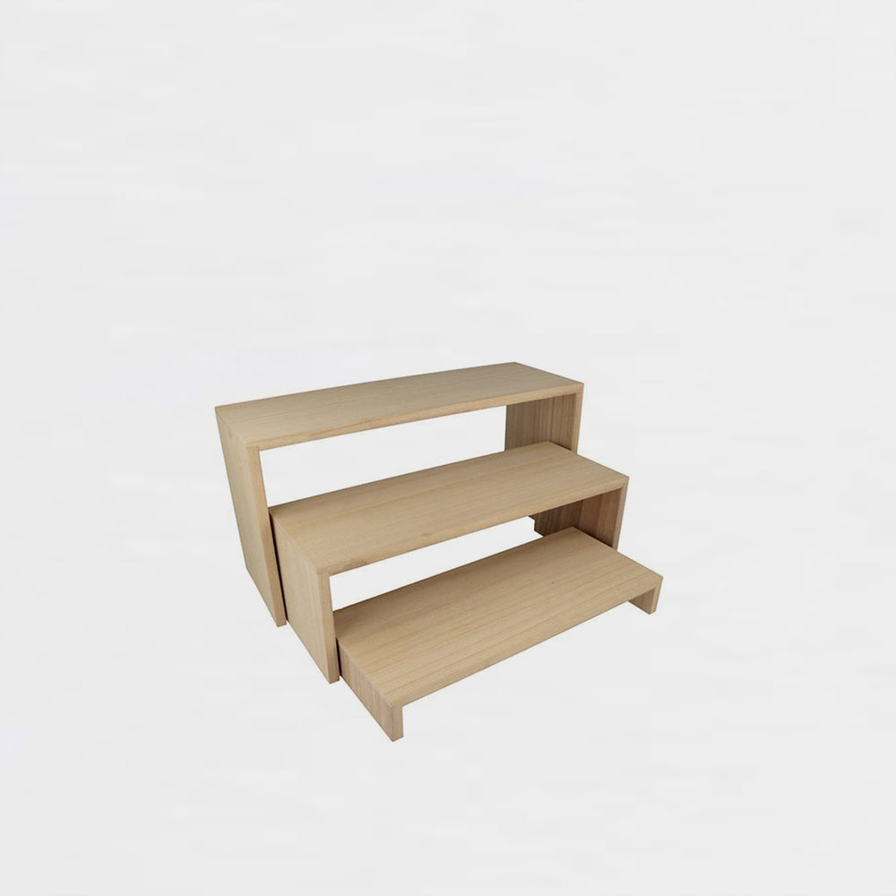 Ständer mit 3 Holzablagen aus Holz Von Artemio