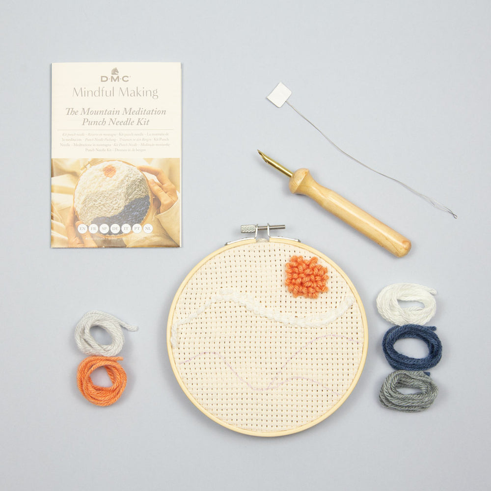 Set Duo Punch Needle Mindful Making Berg Der Meditation Dmc