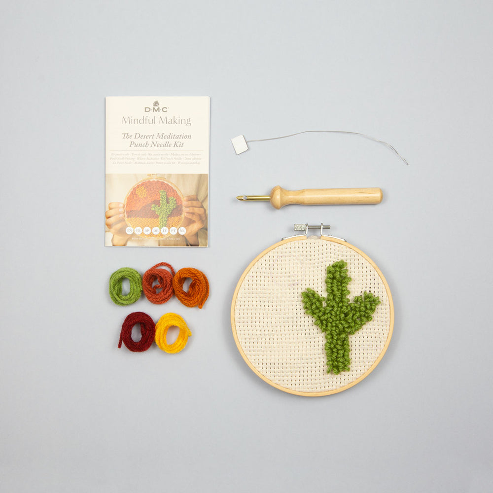 Set Duo Punch Needle Mindful Making Wüste Dmc