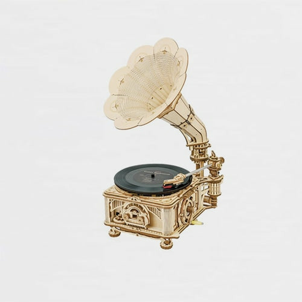 Modell Klassisches Elektrisches Grammophon Von Robotime