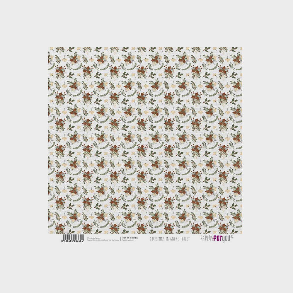 Set 6 Papiere, Scrapbooking, Im Zwergenwald, 31 x 30 cm (4)